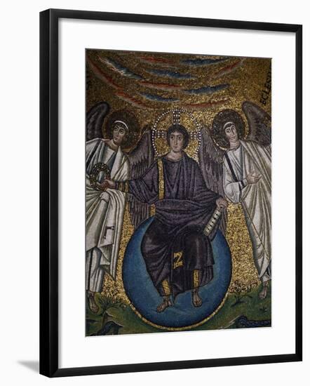 Christ as the Redeemer and Two Archangels-null-Framed Giclee Print