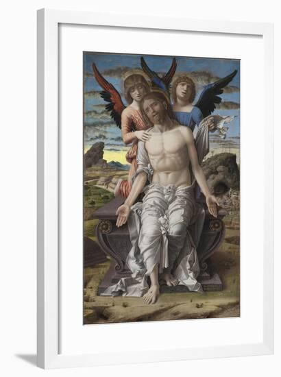 Christ as the Suffering Redeemer, 1495-1500-Andrea Mantegna-Framed Giclee Print