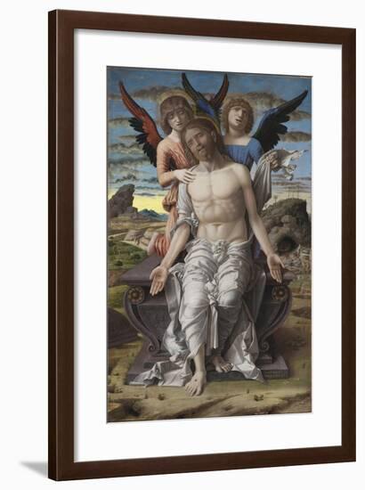 Christ as the Suffering Redeemer, 1495-1500-Andrea Mantegna-Framed Giclee Print