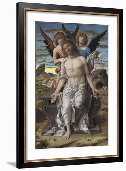 Christ as the Suffering Redeemer, 1495-1500-Andrea Mantegna-Framed Giclee Print