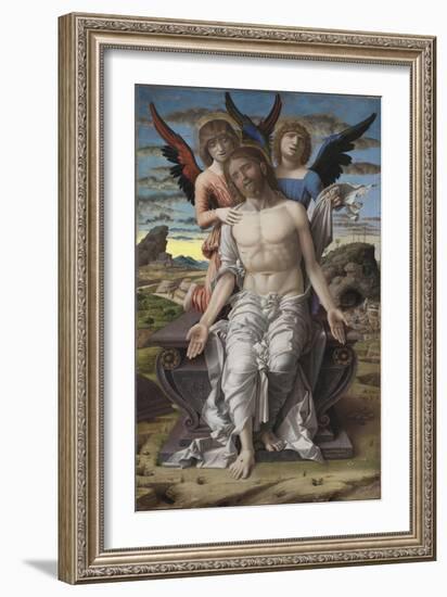 Christ as the Suffering Redeemer, 1495-1500-Andrea Mantegna-Framed Giclee Print