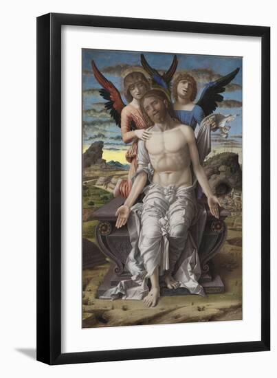 Christ as the Suffering Redeemer, 1495-1500-Andrea Mantegna-Framed Giclee Print