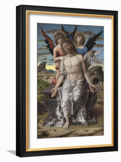 Christ as the Suffering Redeemer, 1495-1500-Andrea Mantegna-Framed Giclee Print