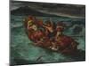 Christ Asleep during the Tempest, c.1853-Eugene Delacroix-Mounted Giclee Print