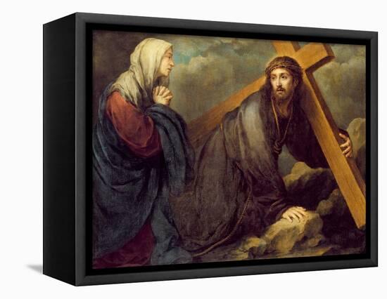 Christ at Calvary-Bartolome Esteban Murillo-Framed Premier Image Canvas