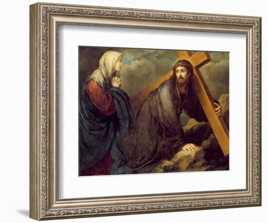 Christ at Calvary-Bartolome Esteban Murillo-Framed Giclee Print