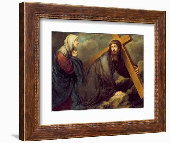 Christ at Calvary-Bartolome Esteban Murillo-Framed Giclee Print