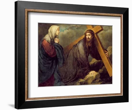 Christ at Calvary-Bartolome Esteban Murillo-Framed Giclee Print