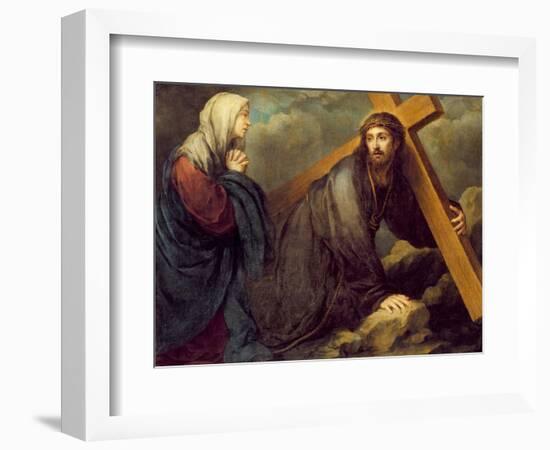 Christ at Calvary-Bartolome Esteban Murillo-Framed Giclee Print