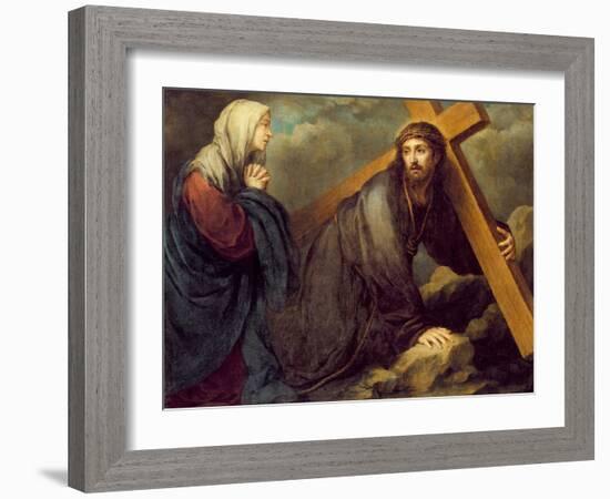 Christ at Calvary-Bartolome Esteban Murillo-Framed Giclee Print