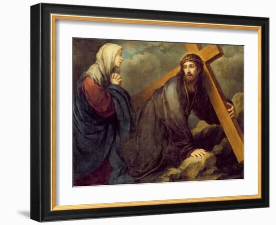 Christ at Calvary-Bartolome Esteban Murillo-Framed Giclee Print