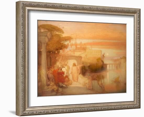 Christ at Jerusalem, 1907-William Shackleton-Framed Giclee Print