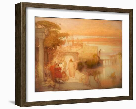 Christ at Jerusalem, 1907-William Shackleton-Framed Giclee Print