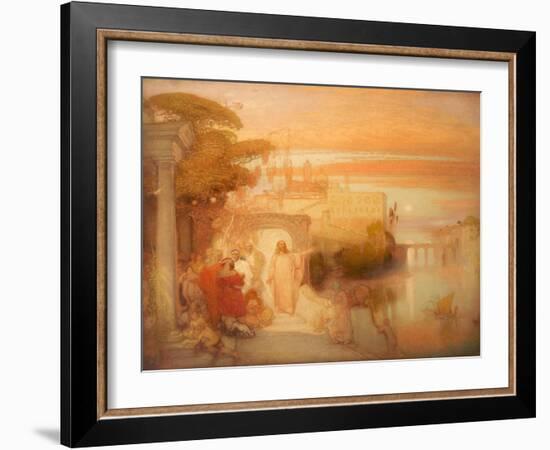 Christ at Jerusalem, 1907-William Shackleton-Framed Giclee Print