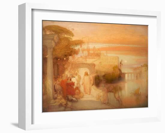 Christ at Jerusalem, 1907-William Shackleton-Framed Giclee Print