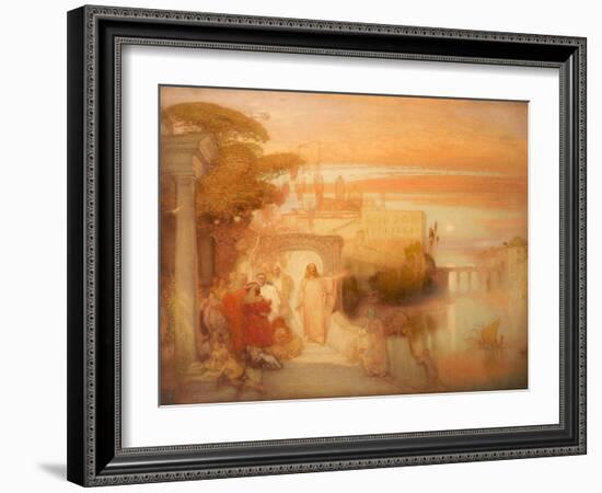 Christ at Jerusalem, 1907-William Shackleton-Framed Giclee Print