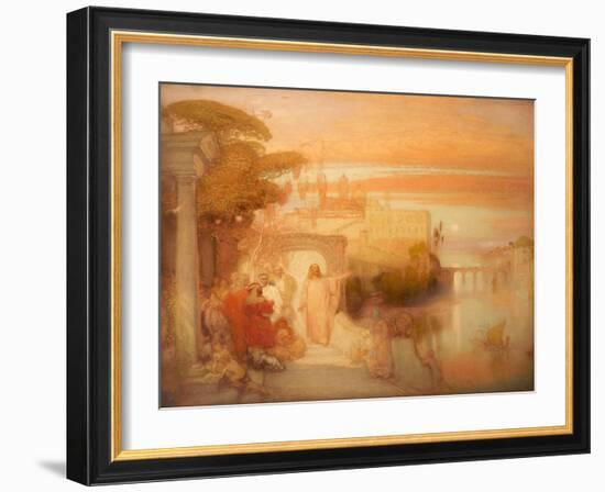 Christ at Jerusalem, 1907-William Shackleton-Framed Giclee Print