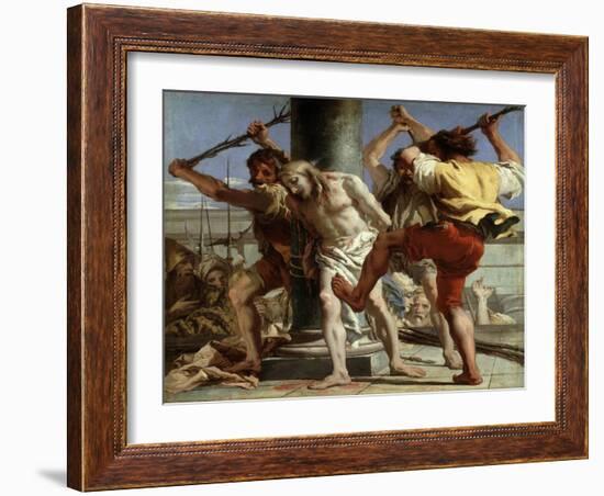 Christ at the Column, 1772-Giandomenico Tiepolo-Framed Giclee Print