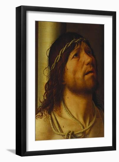 Christ at the Column-Antonello da Messina-Framed Giclee Print