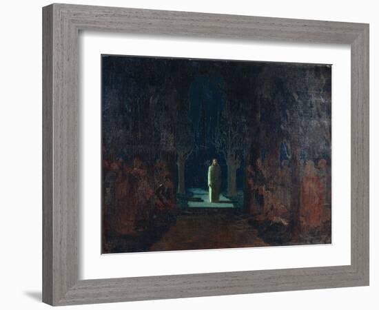 Christ at the Garden of Gethsemane-Arkhip Ivanovich Kuindzhi-Framed Giclee Print