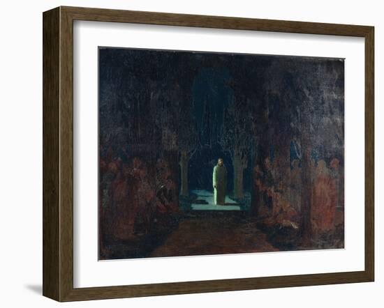 Christ at the Garden of Gethsemane-Arkhip Ivanovich Kuindzhi-Framed Giclee Print