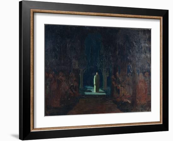 Christ at the Garden of Gethsemane-Arkhip Ivanovich Kuindzhi-Framed Giclee Print