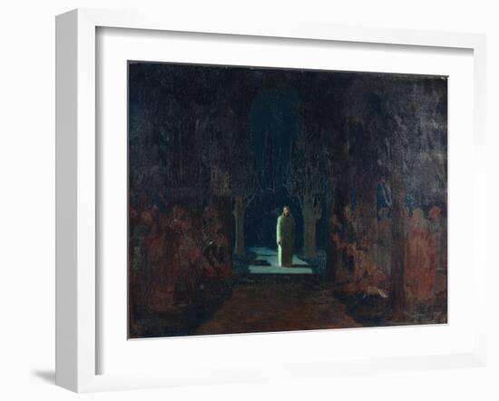 Christ at the Garden of Gethsemane-Arkhip Ivanovich Kuindzhi-Framed Giclee Print