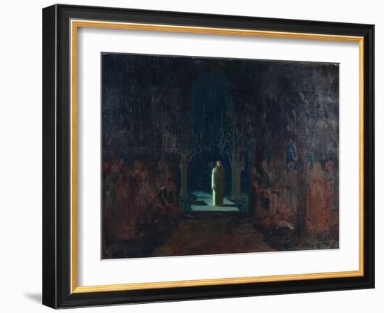 Christ at the Garden of Gethsemane-Arkhip Ivanovich Kuindzhi-Framed Giclee Print