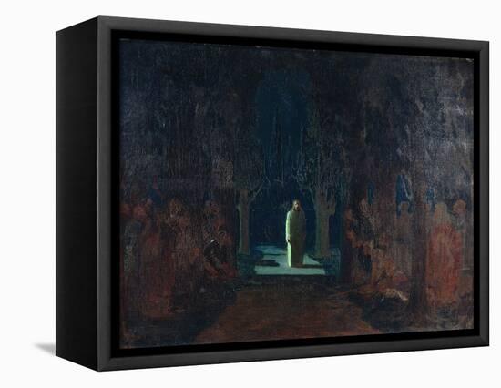 Christ at the Garden of Gethsemane-Arkhip Ivanovich Kuindzhi-Framed Premier Image Canvas