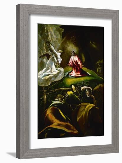 Christ at the Mount of Olives-El Greco-Framed Giclee Print