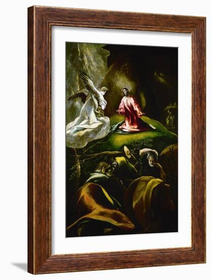 Christ at the Mount of Olives-El Greco-Framed Giclee Print