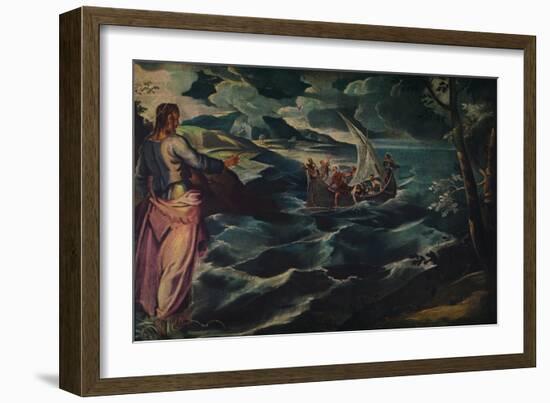 'Christ at the Sea of Galilee', c1575-1580.-Jacopo Tintoretto-Framed Giclee Print