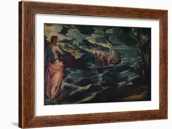 'Christ at the Sea of Galilee', c1575-1580.-Jacopo Tintoretto-Framed Giclee Print