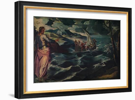 'Christ at the Sea of Galilee', c1575-1580.-Jacopo Tintoretto-Framed Giclee Print