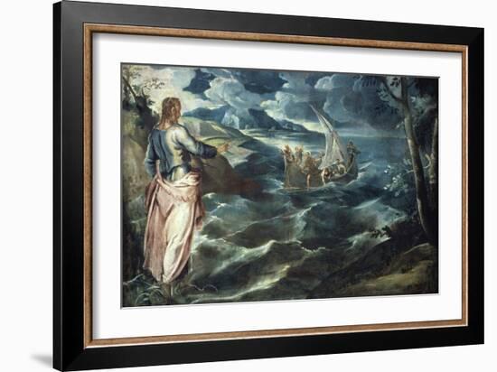 Christ at the Sea of Galilee-Jacopo Robusti Tintoretto-Framed Giclee Print