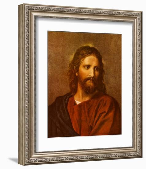 Christ at Thirty-Three-Heinrich Hofmann-Framed Art Print