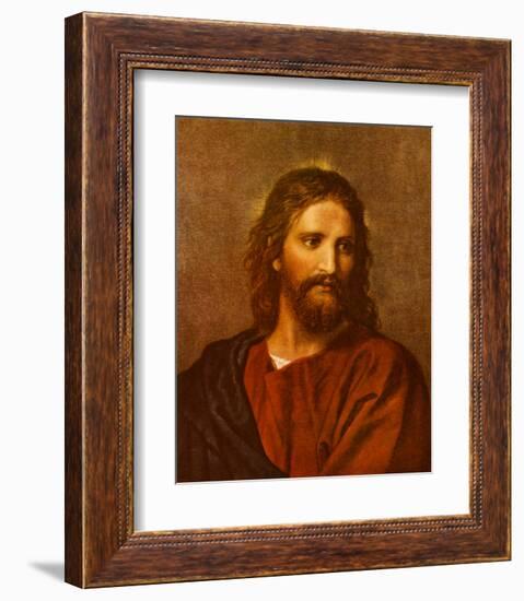 Christ at Thirty-Three-Heinrich Hofmann-Framed Art Print