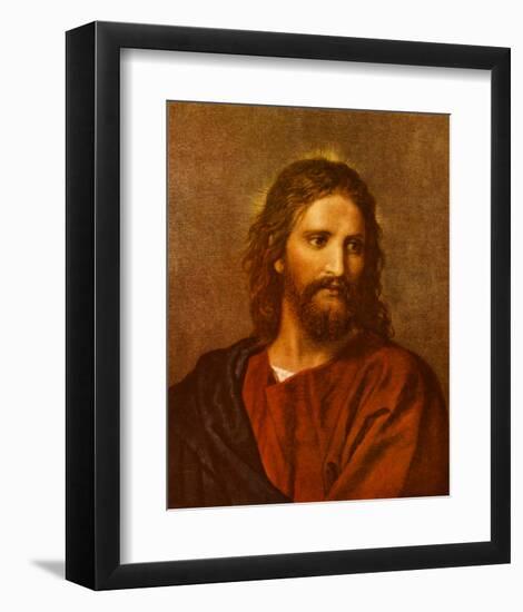 Christ at Thirty-Three-Heinrich Hofmann-Framed Art Print