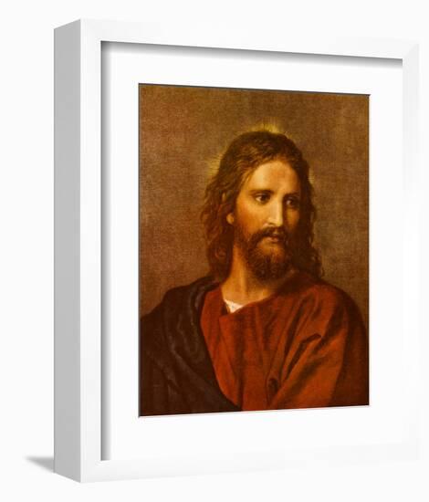 Christ at Thirty-Three-Heinrich Hofmann-Framed Art Print