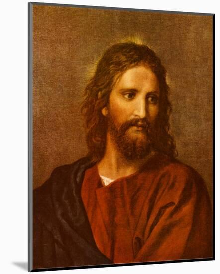 Christ at Thirty-Three-Heinrich Hofmann-Mounted Art Print