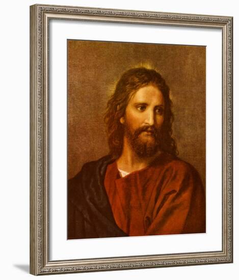 Christ at Thirty-Three-Heinrich Hofmann-Framed Art Print