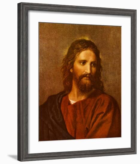 Christ at Thirty-Three-Heinrich Hofmann-Framed Art Print