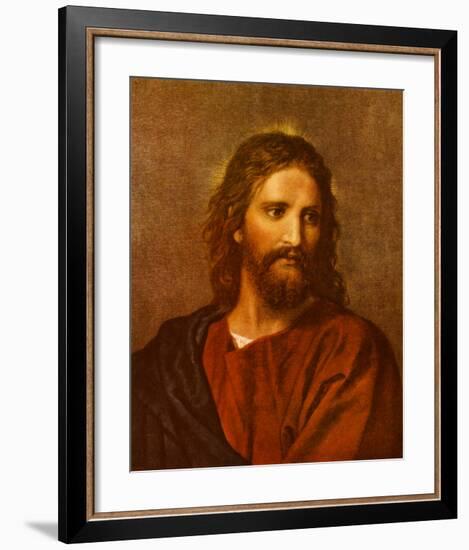 Christ at Thirty-Three-Heinrich Hofmann-Framed Art Print