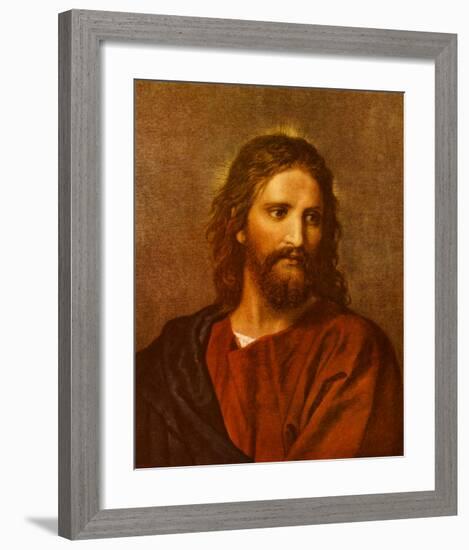 Christ at Thirty-Three-Heinrich Hofmann-Framed Art Print