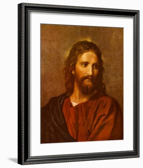 Christ at Thirty-Three-Heinrich Hofmann-Framed Art Print