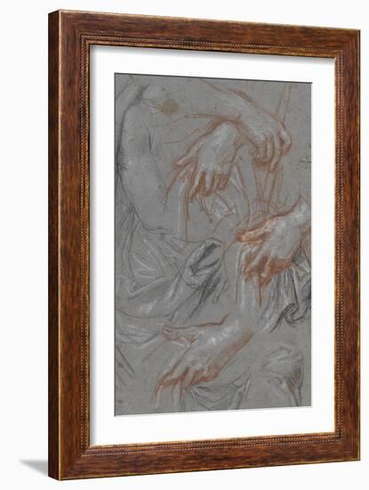 Christ au roseau-Pierre Mignard-Framed Giclee Print