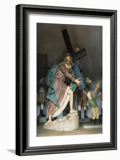 Christ Bearing Cross, 1800-1805-Alessandro Algardi-Framed Giclee Print