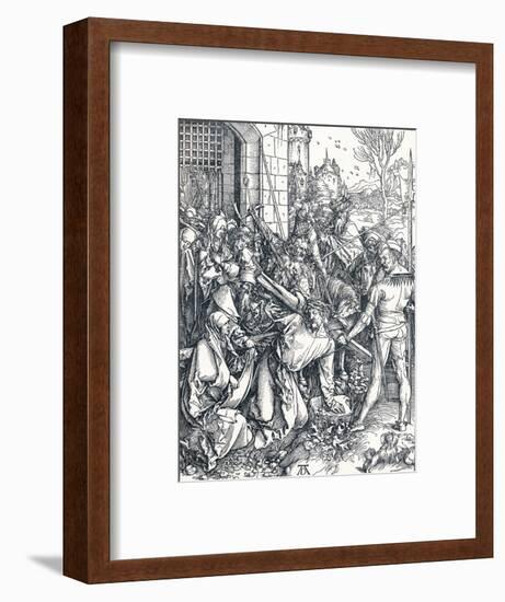 Christ Bearing the Cross, 1498-Albrecht Dürer-Framed Giclee Print