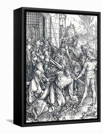 Christ Bearing the Cross, 1498-Albrecht Dürer-Framed Premier Image Canvas