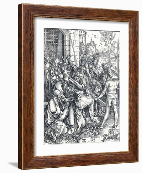 Christ Bearing the Cross, 1498-Albrecht Dürer-Framed Giclee Print